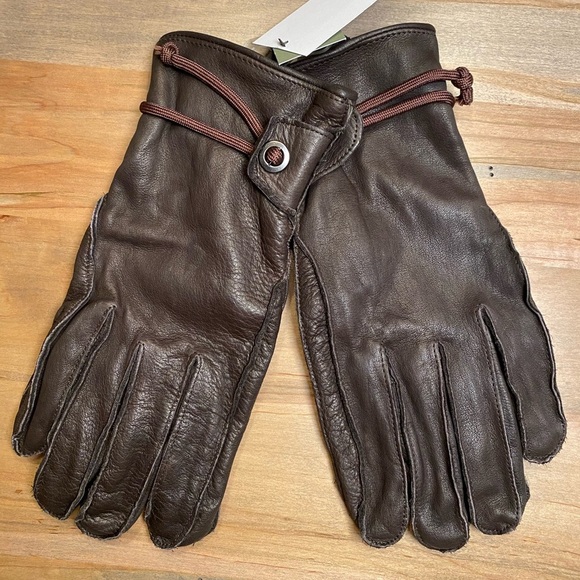 Men’s Leather Gloves NWT size S/M By Goodfellow & Co - Picture 3 of 7